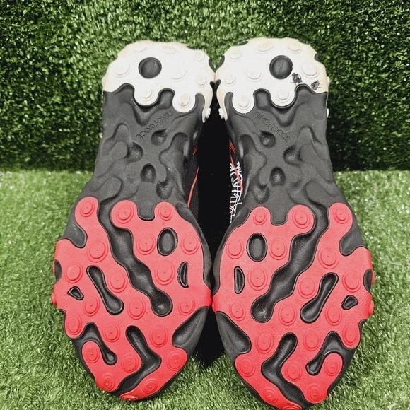 Nike React Element 55 Script Swoosh Athletic Sneakers CK9285-001 Mens Size 9 - Picture 6 of 8